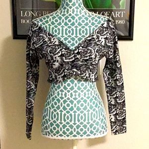 Vintage late 70’s Betsy Johnson double breasted cropped jacket.